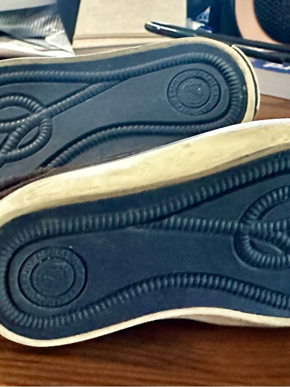 Polo by Ralph Lauren Brown Suede Kids Boat Shoes